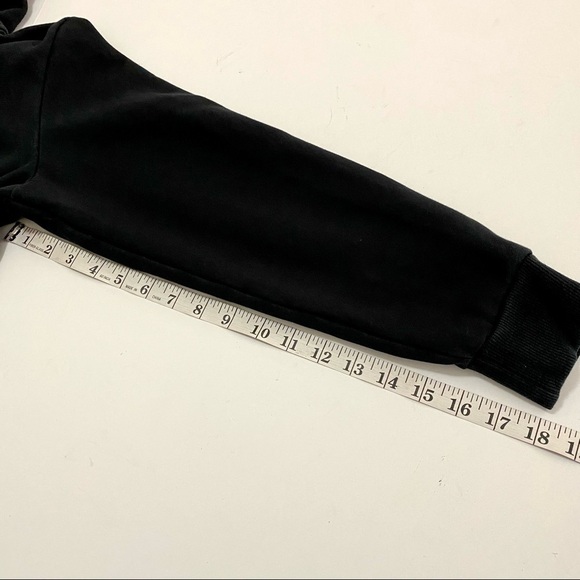 PUMA Black Hooded Zip Up Sweatshirt Jacket Coat Small Unisex  Casual - Picture 15 of 16